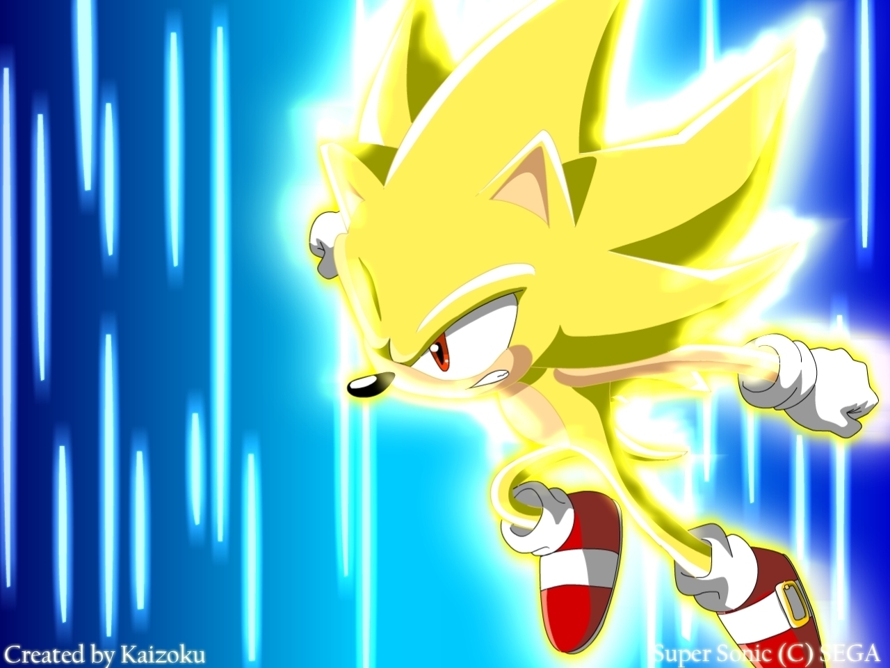 Super Sonic Wallpaper - Super Sonic The Hedgehog Sonic X , HD Wallpaper & Backgrounds