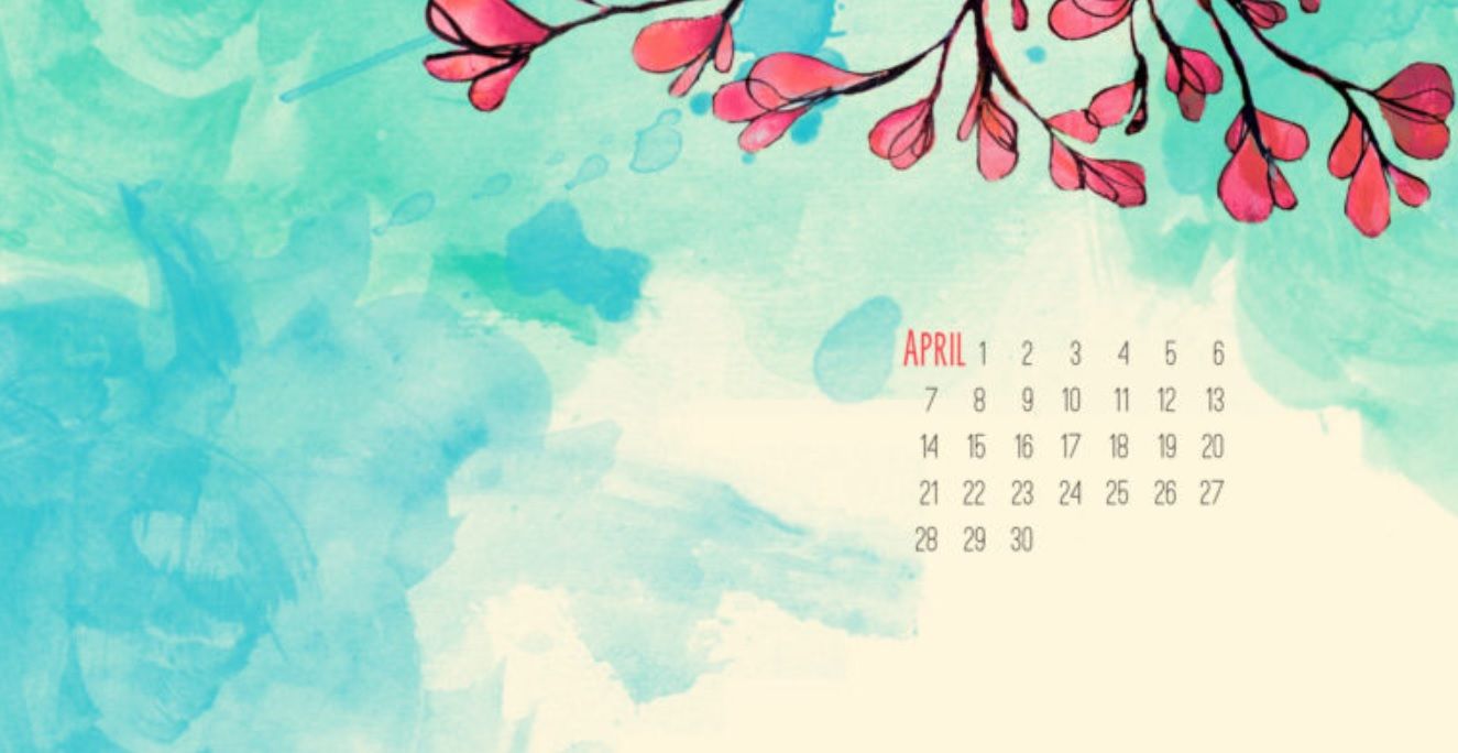 April 2018 Wallpaper Calendar , HD Wallpaper & Backgrounds