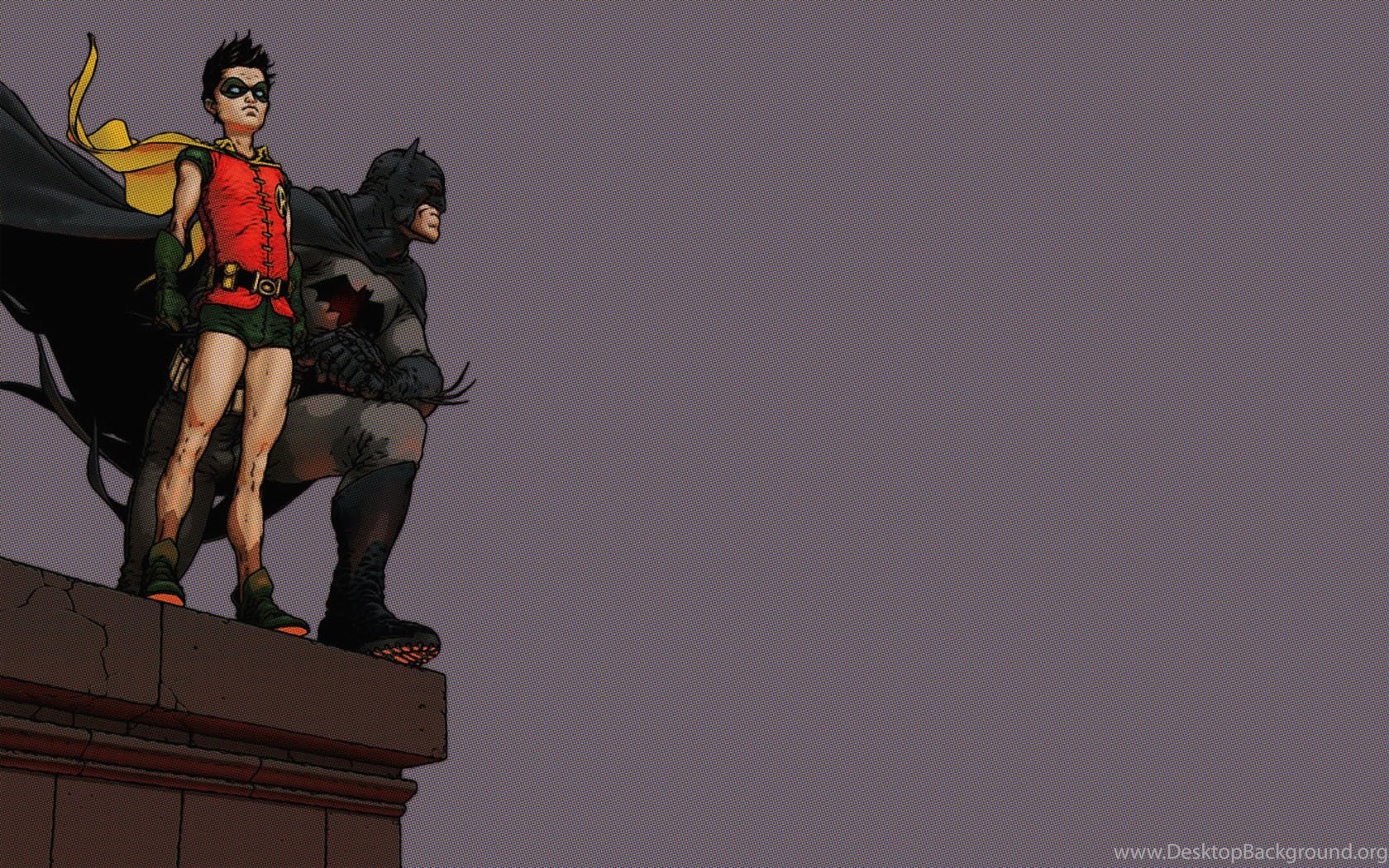 Batman, Robin, Dc Comics, Frank Quitely - Frank Quitely Batman And Robin , HD Wallpaper & Backgrounds