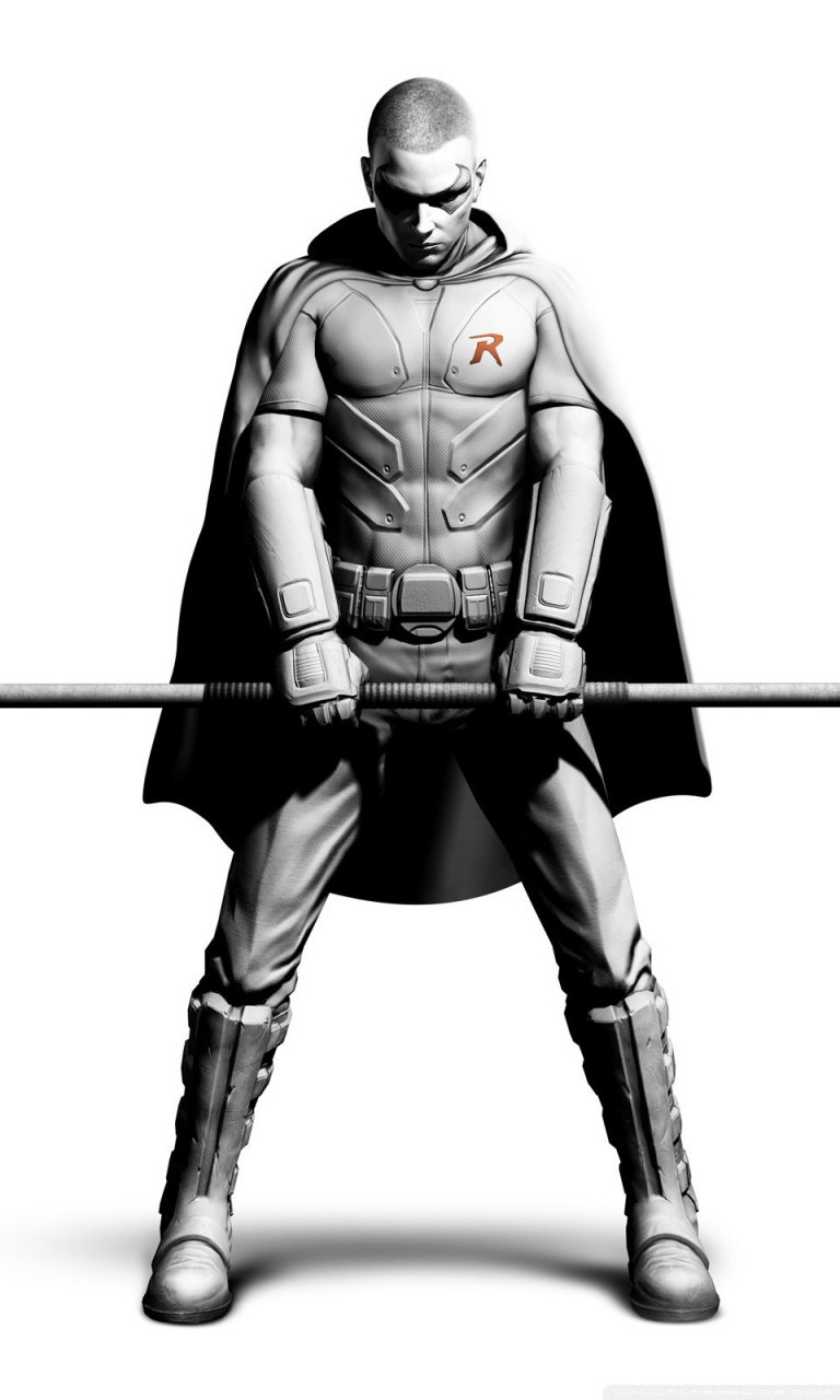 Batman Arkham City Робин , HD Wallpaper & Backgrounds