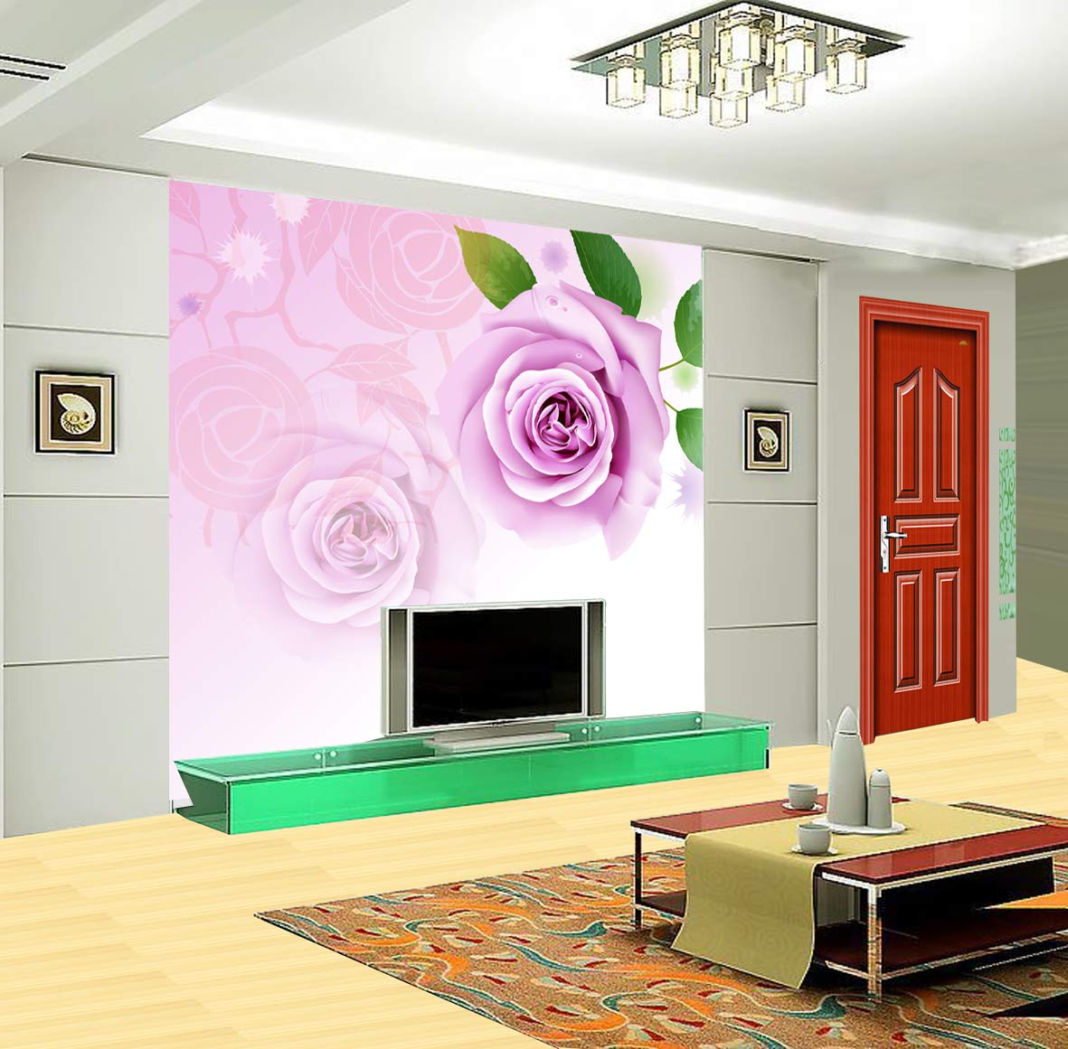 Beautiful Roses Wallpaper - 背景 墙 装修 效果 图 , HD Wallpaper & Backgrounds