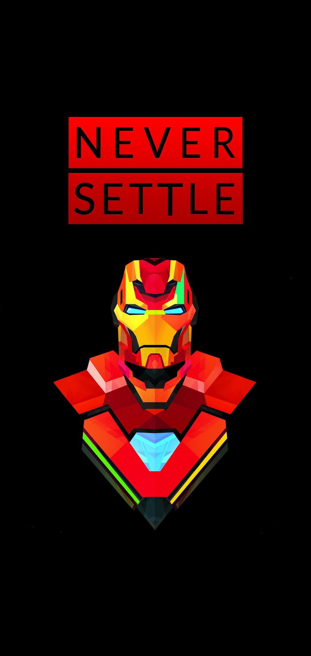 Never Settle Iron Man , HD Wallpaper & Backgrounds