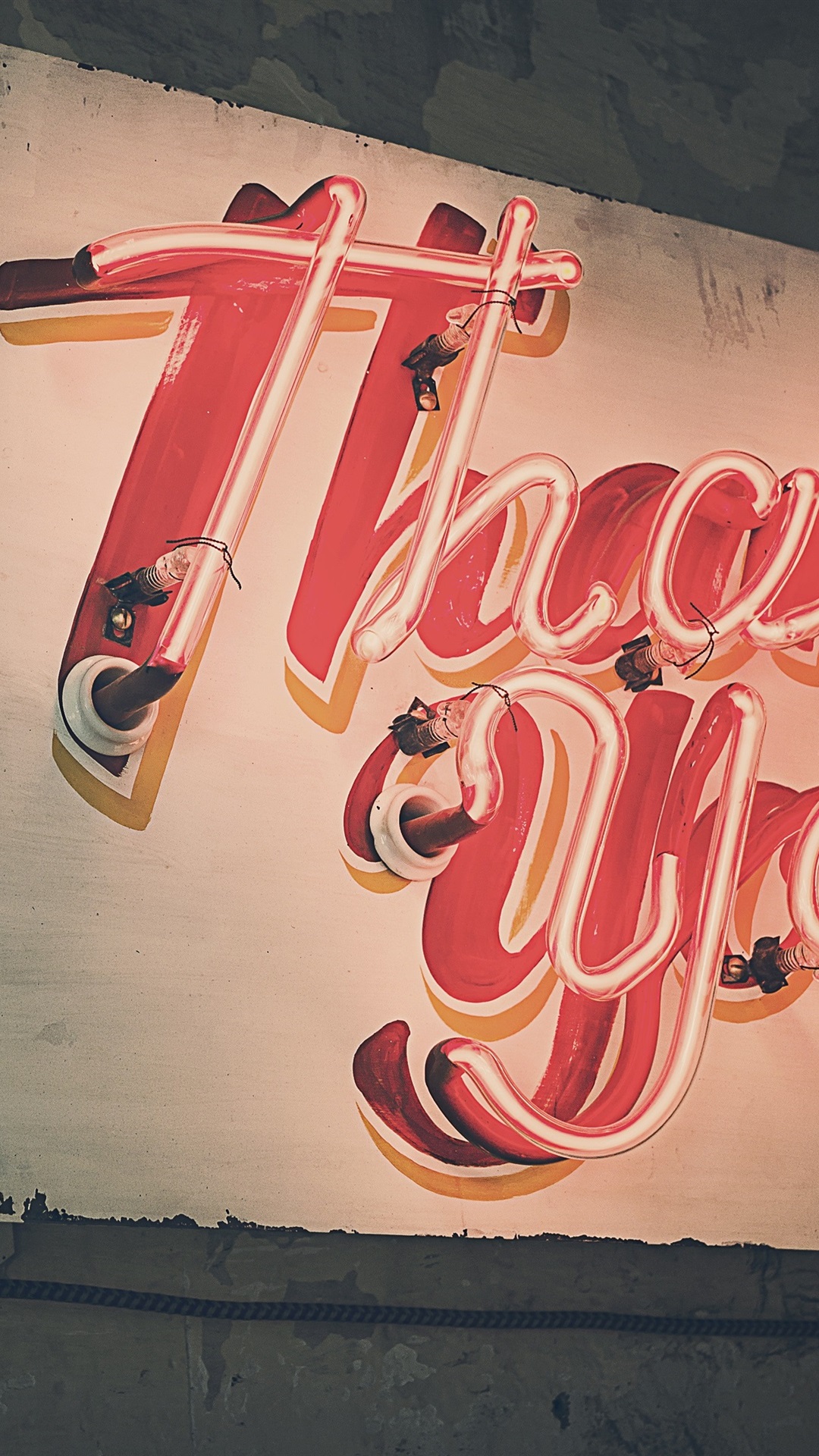 Thank You Neon Sign , HD Wallpaper & Backgrounds