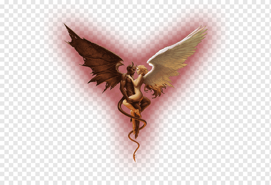 Devil And Angel Illustration, Devil Shoulder Angel , HD Wallpaper & Backgrounds
