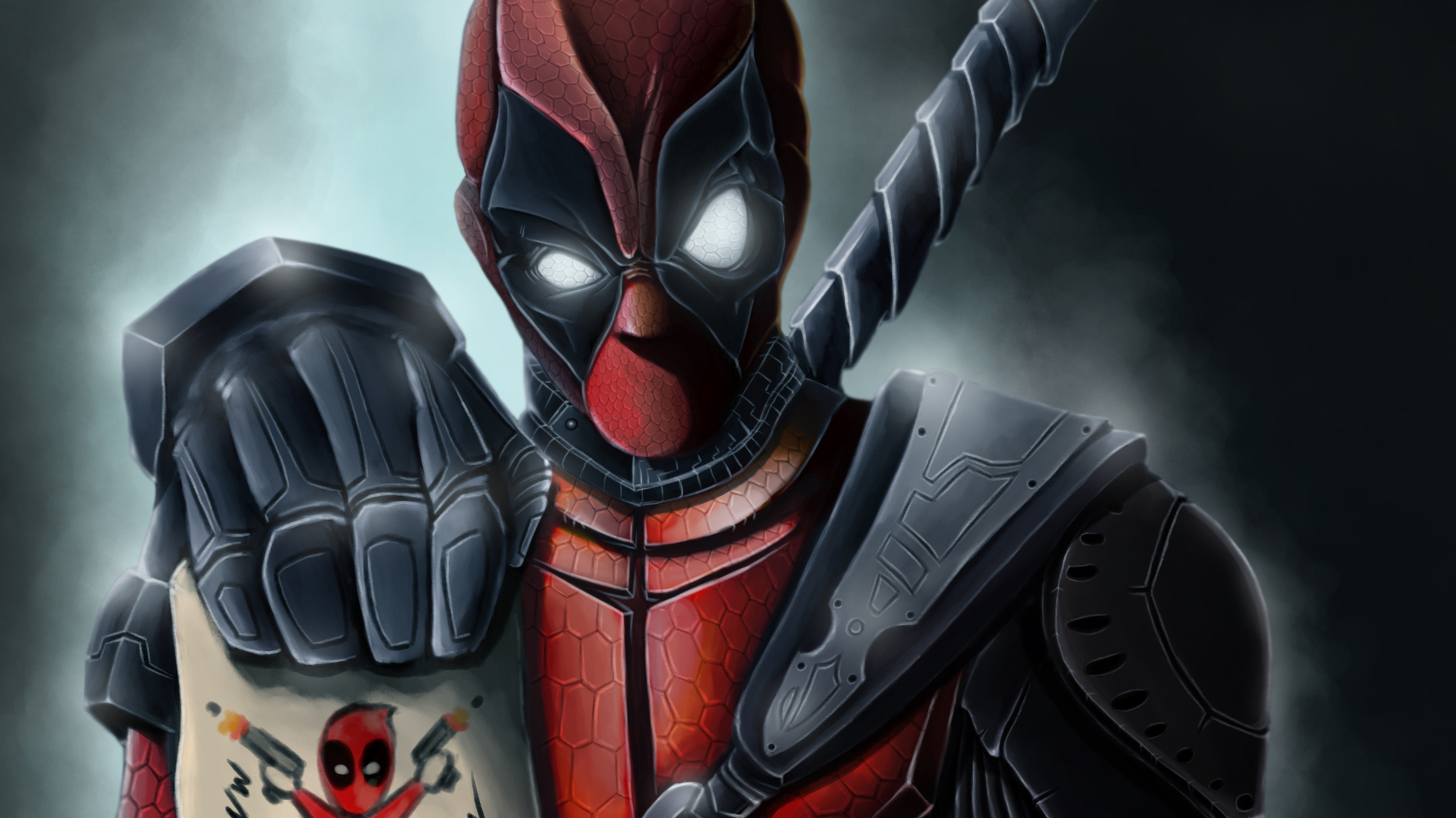 Comics Deadpool Knife Weapon Marvel Comics Wade Wilson - Deadpool Fondo De Pantalla Hd Pc , HD Wallpaper & Backgrounds