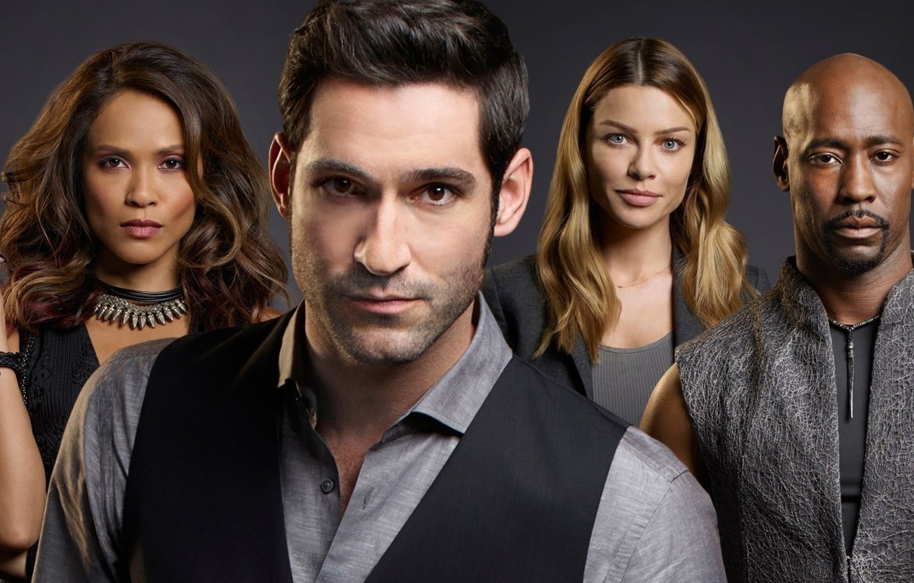 Photo Wallpaper The Series, Actors, Movies, Lucifer, - Lucifer Netflix , HD Wallpaper & Backgrounds
