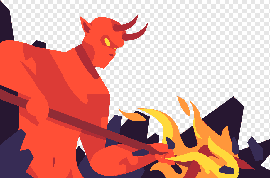 Lucifer Devil Illustration, Horrible Demon, Mammal, - Fire Demons Lucifer , HD Wallpaper & Backgrounds