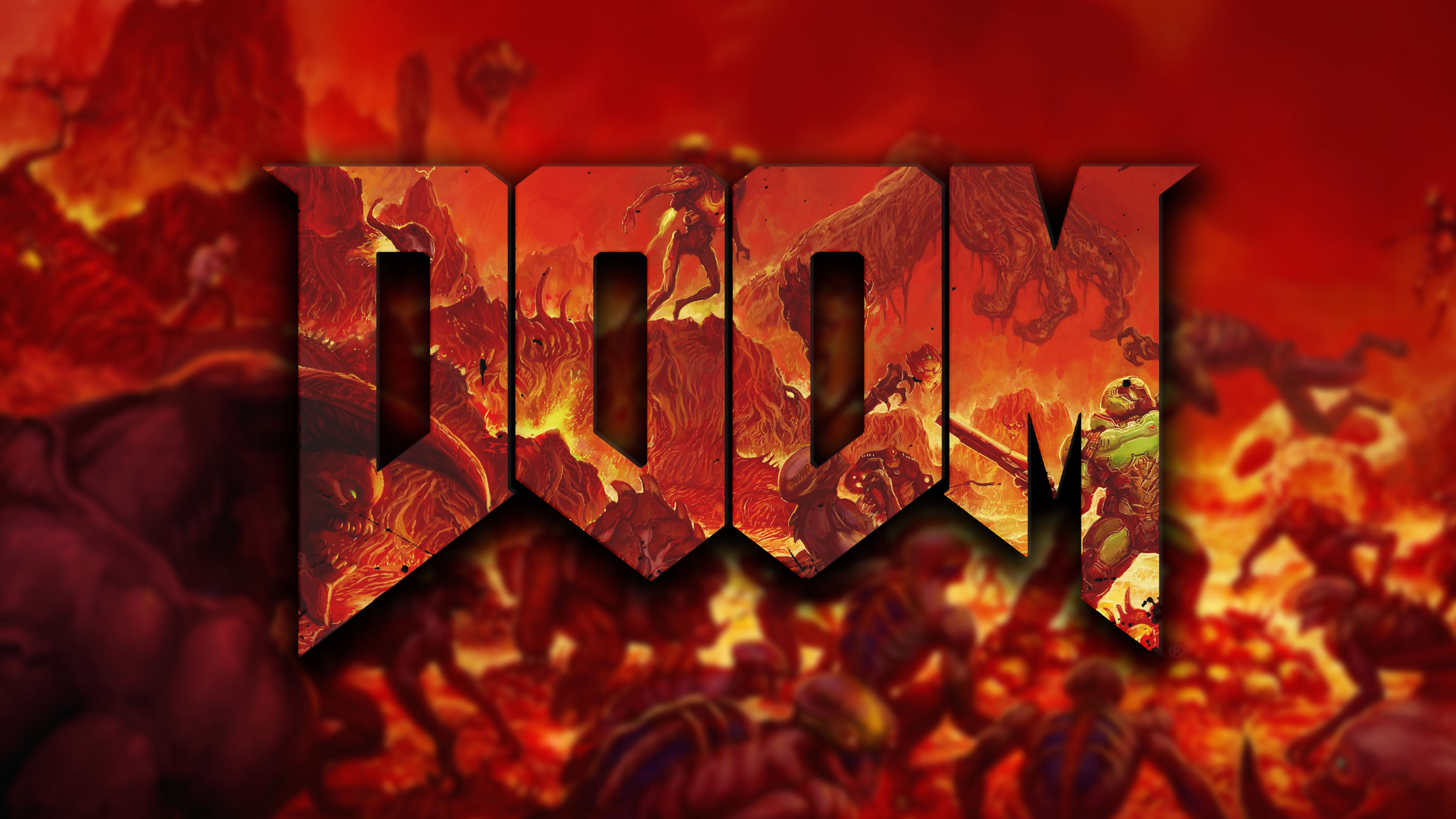 Doom Wallpaper 4k , HD Wallpaper & Backgrounds