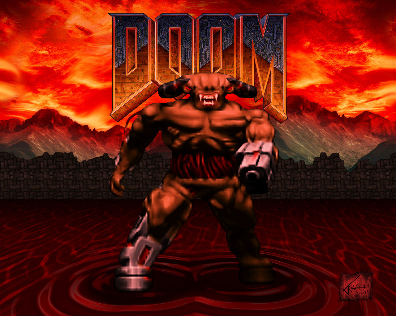 Doom Wallpapers Wallpaper - Doom 2 , HD Wallpaper & Backgrounds