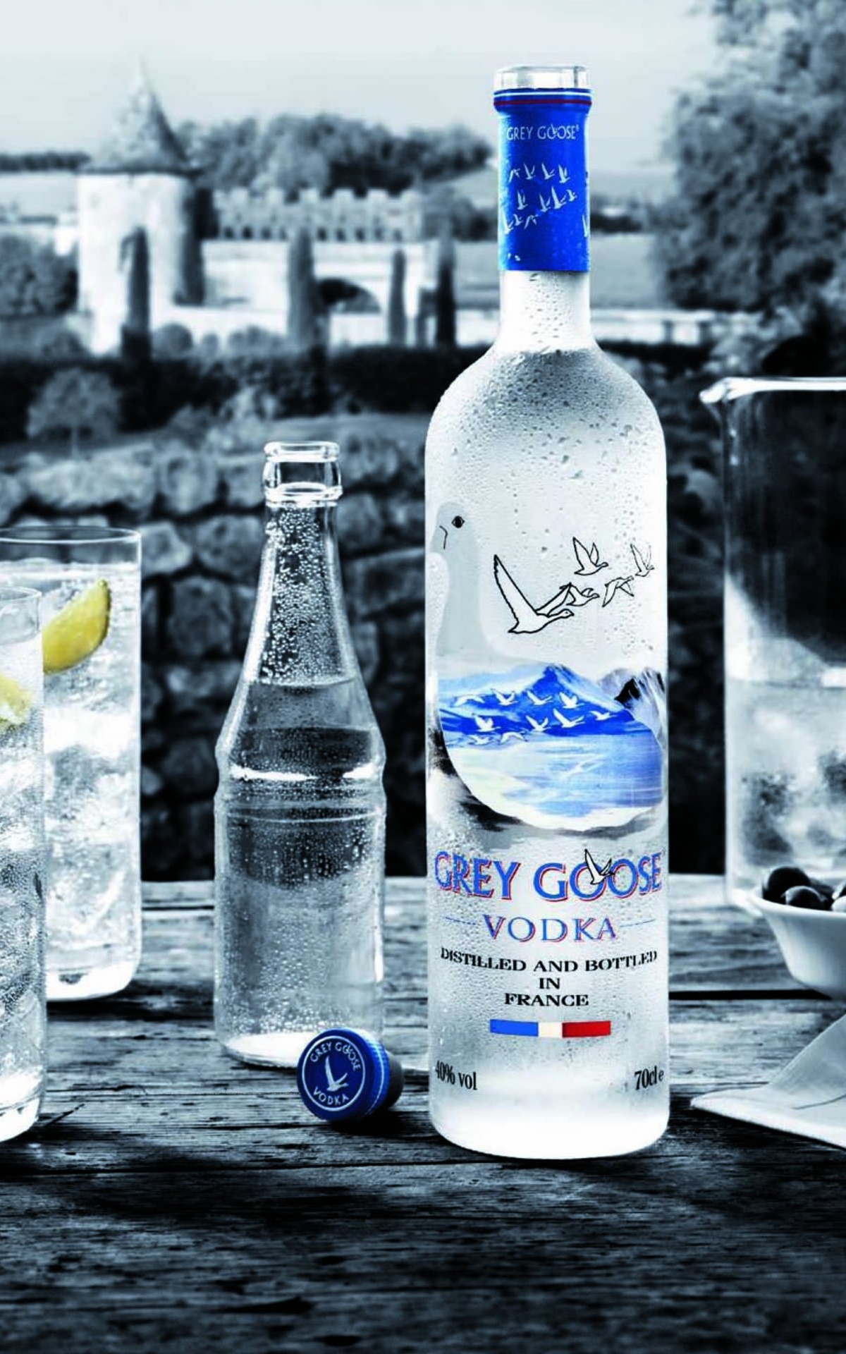 Grey Goose Vodka Alcohol Wallpaper 522496 Wallpaperup - Grey Goose Vodka Beach , HD Wallpaper & Backgrounds