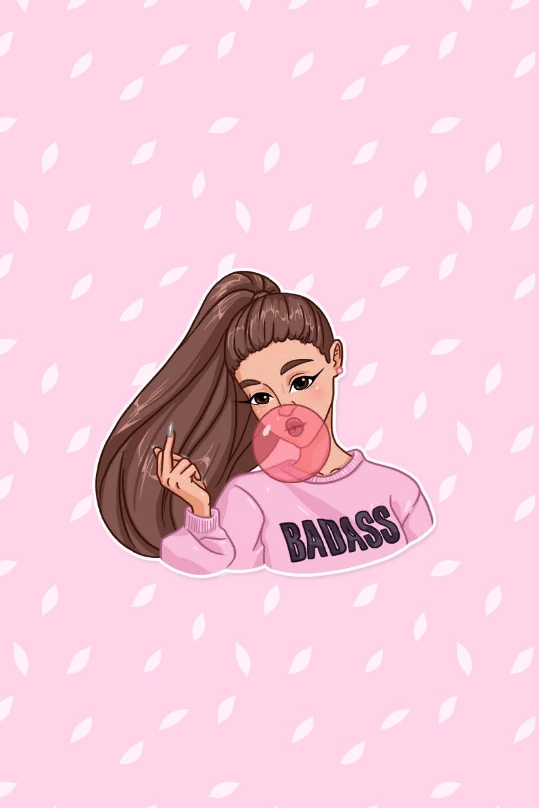 Ariana Grande Cartoon Stickers , HD Wallpaper & Backgrounds