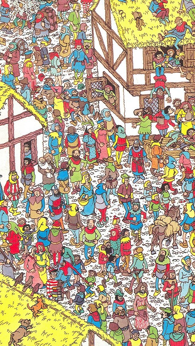 Wheres Waldo Iphone 5 Wallpaper Waldo Iphone Waldo - Where's Waldo Iphone Background , HD Wallpaper & Backgrounds