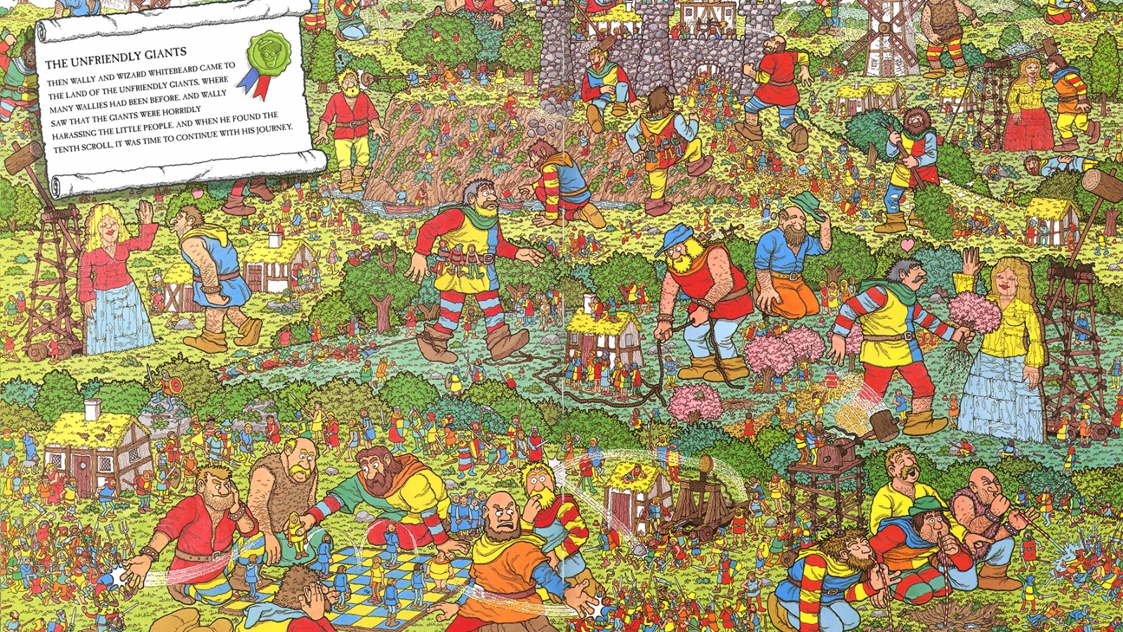 Daily Hd Wallpaper If I Want A Wheres Waldo Wallpaper - Where's Waldo Unfriendly Giants , HD Wallpaper & Backgrounds