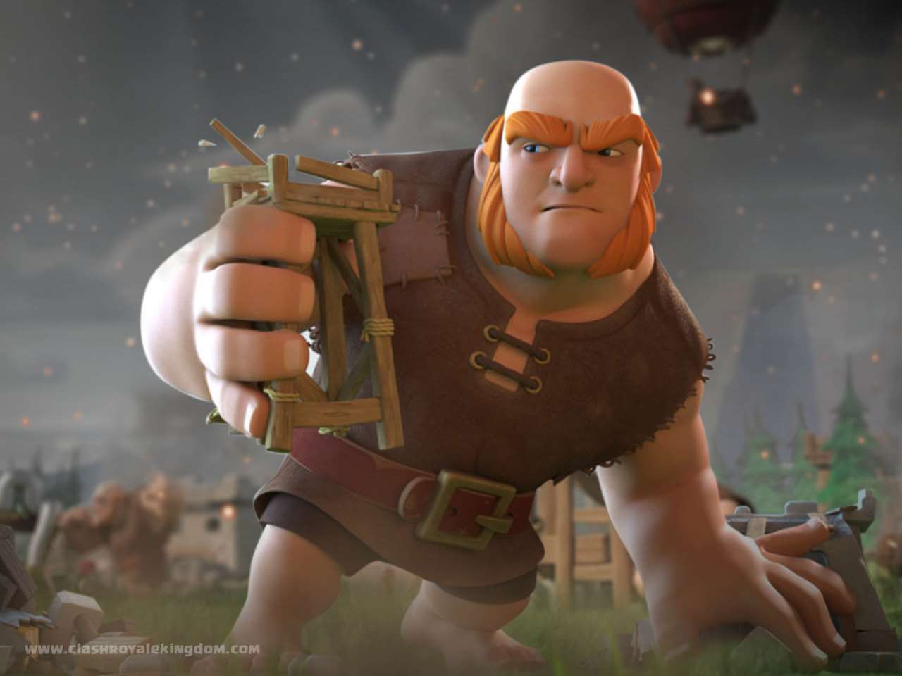Clash Royale - Clash Royal Character Giant , HD Wallpaper & Backgrounds