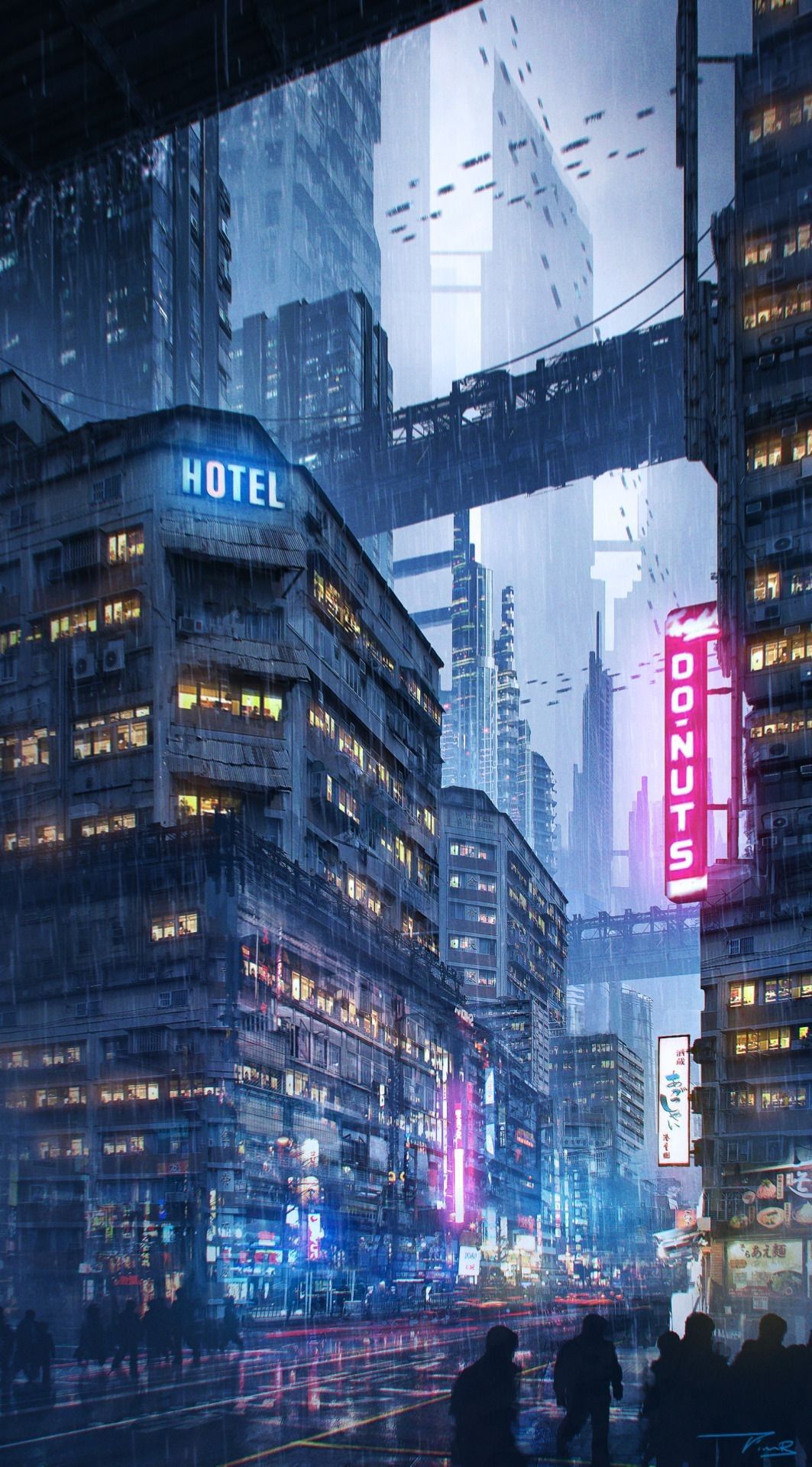 Cyberpunk Future City , HD Wallpaper & Backgrounds