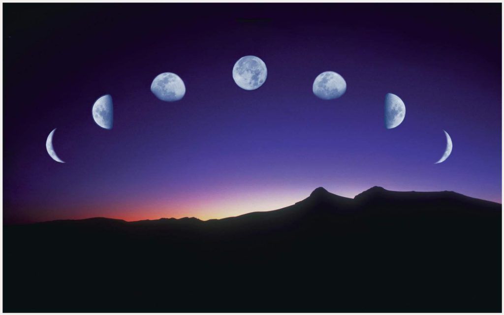 Phases Of The Moon , HD Wallpaper & Backgrounds