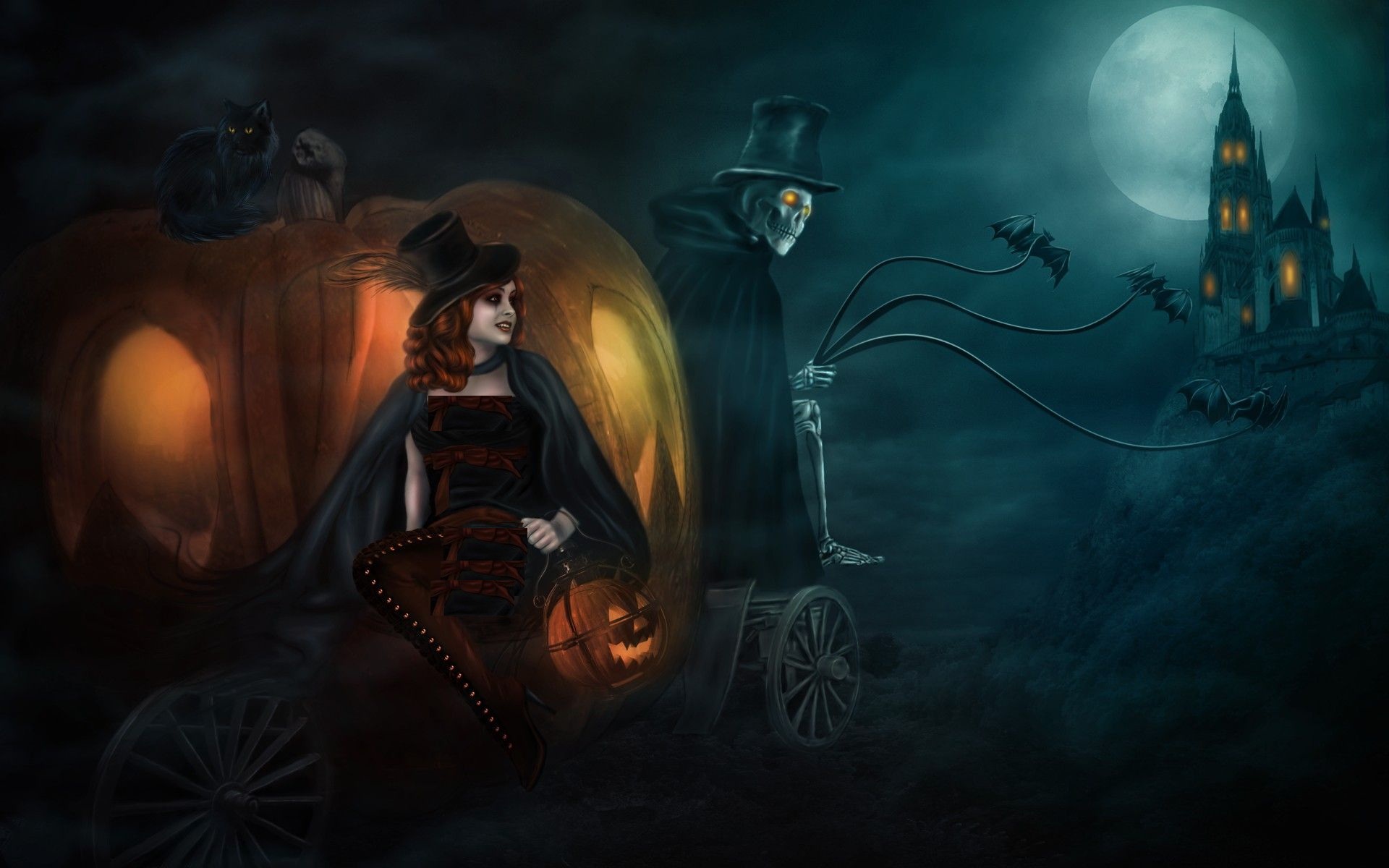 Halloween Witch Wallpaper - Halloween Witch Wallpaper Hd , HD Wallpaper & Backgrounds