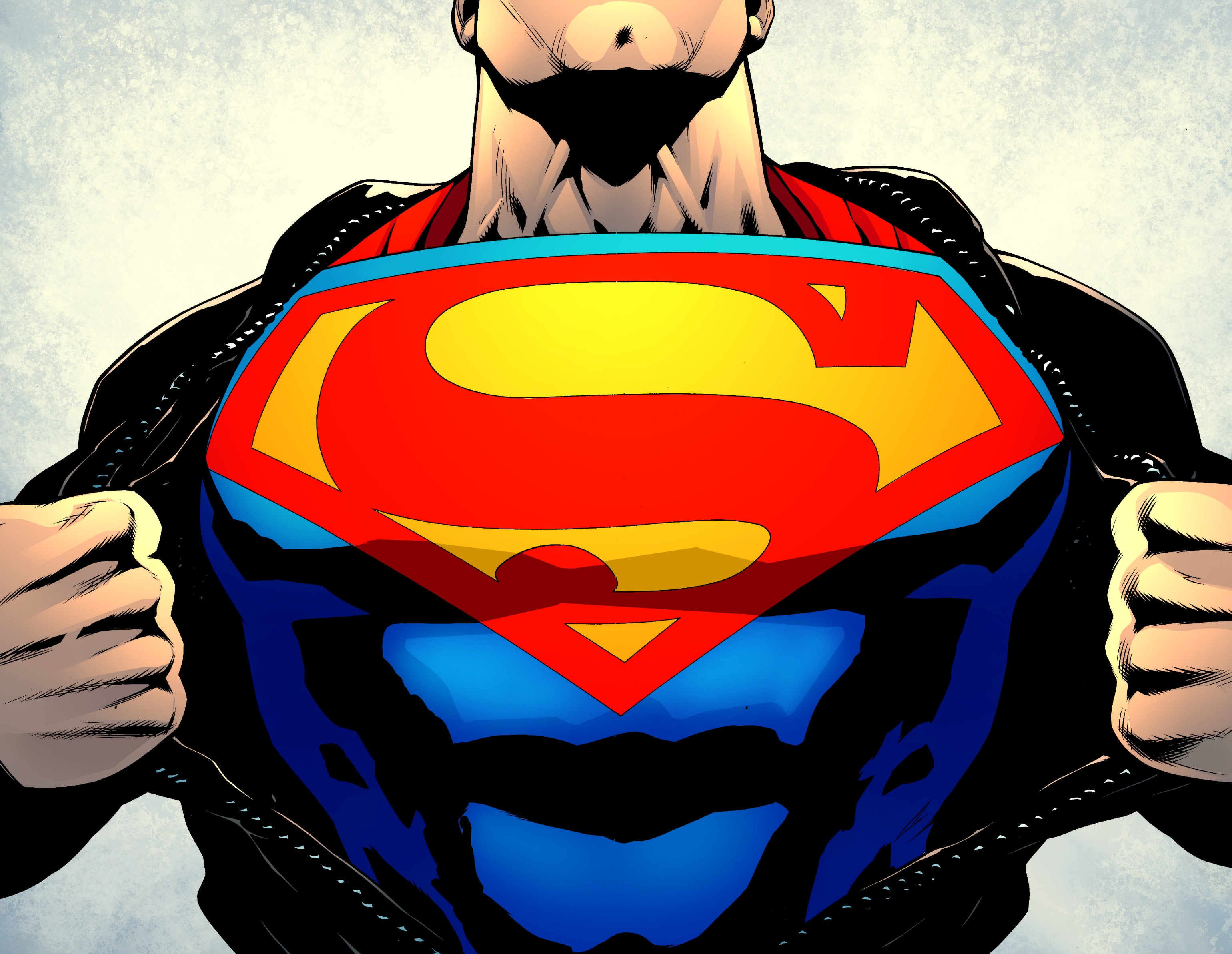 Superman Shirt Rip Comic , HD Wallpaper & Backgrounds