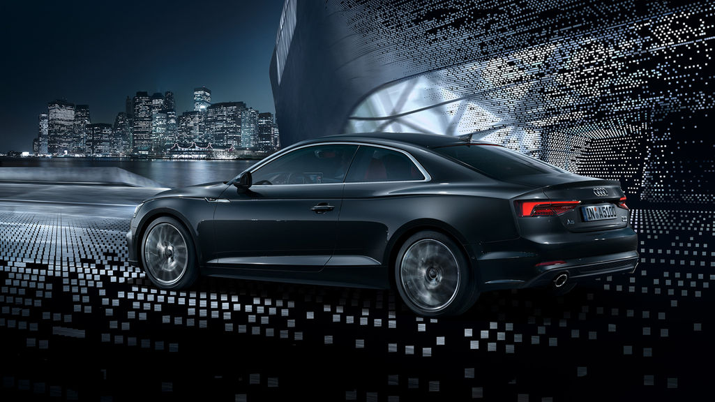 2018 Audi A5 On Road In Night 4k Hd Wallpaper - Audi A5 Tek Kapı , HD Wallpaper & Backgrounds