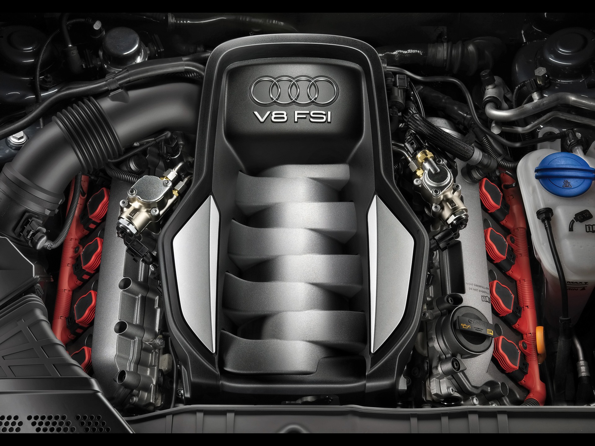 Audi A5 Engine Wallpaper, Audi, Cars Wallpaper - 2008 Audi S5 Engine , HD Wallpaper & Backgrounds