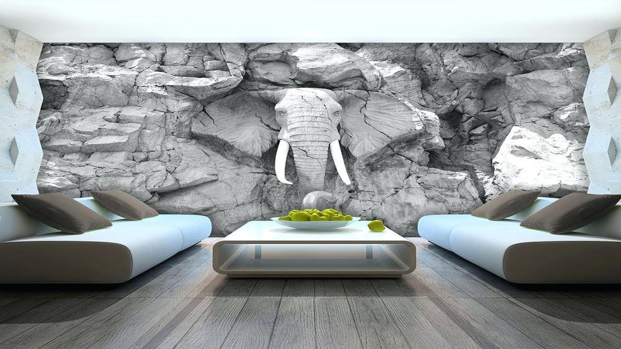 3d Tapete Elefant , HD Wallpaper & Backgrounds