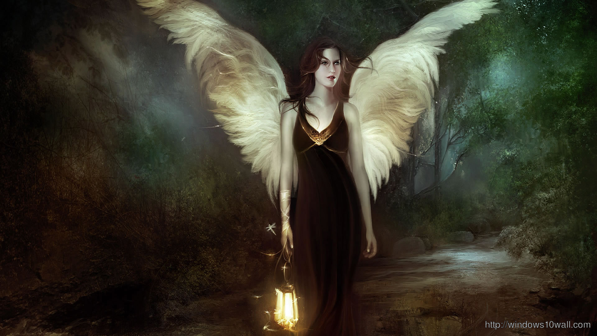 Beautiful Guardian Angel Angel , HD Wallpaper & Backgrounds