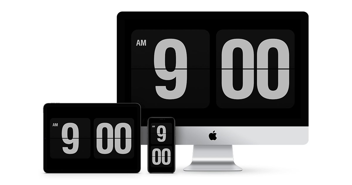 Flip Clock Screensaver Mac , HD Wallpaper & Backgrounds