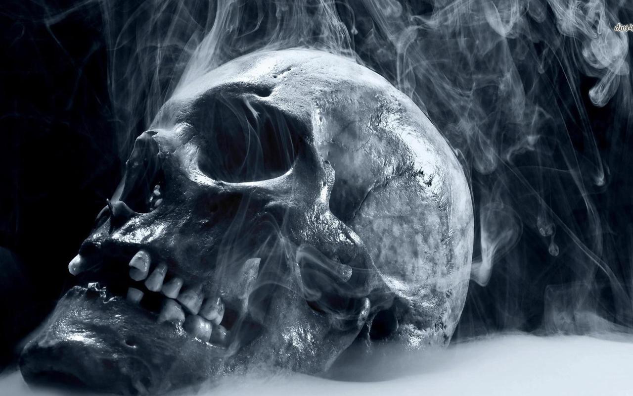 Smoking Skull Live Wallpaper For Android 
 Data-src - Athens War Museum , HD Wallpaper & Backgrounds