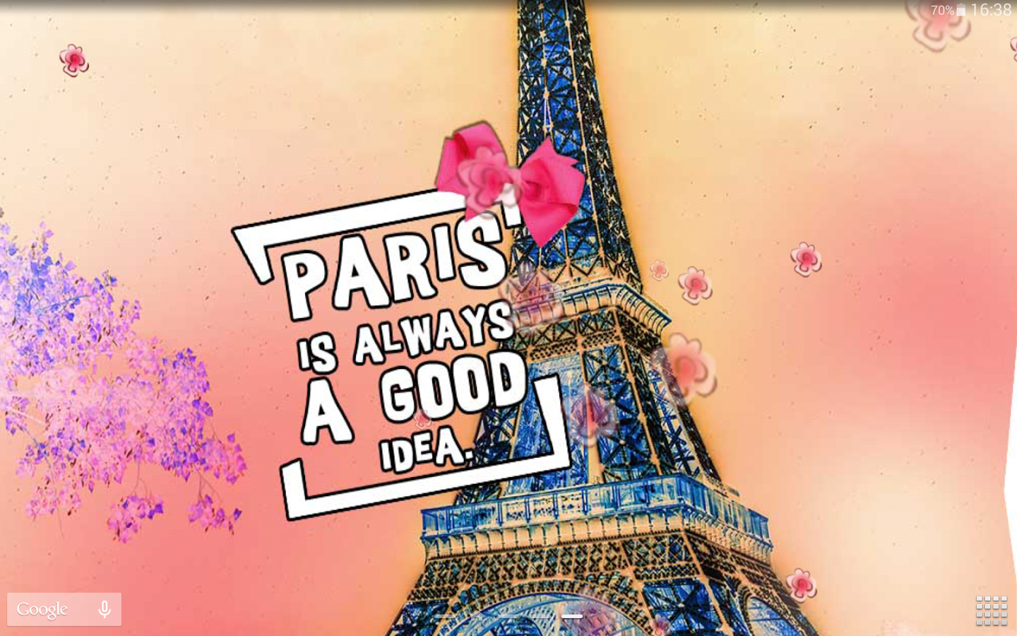 Live Girly Wallpapers - Cute Paris , HD Wallpaper & Backgrounds