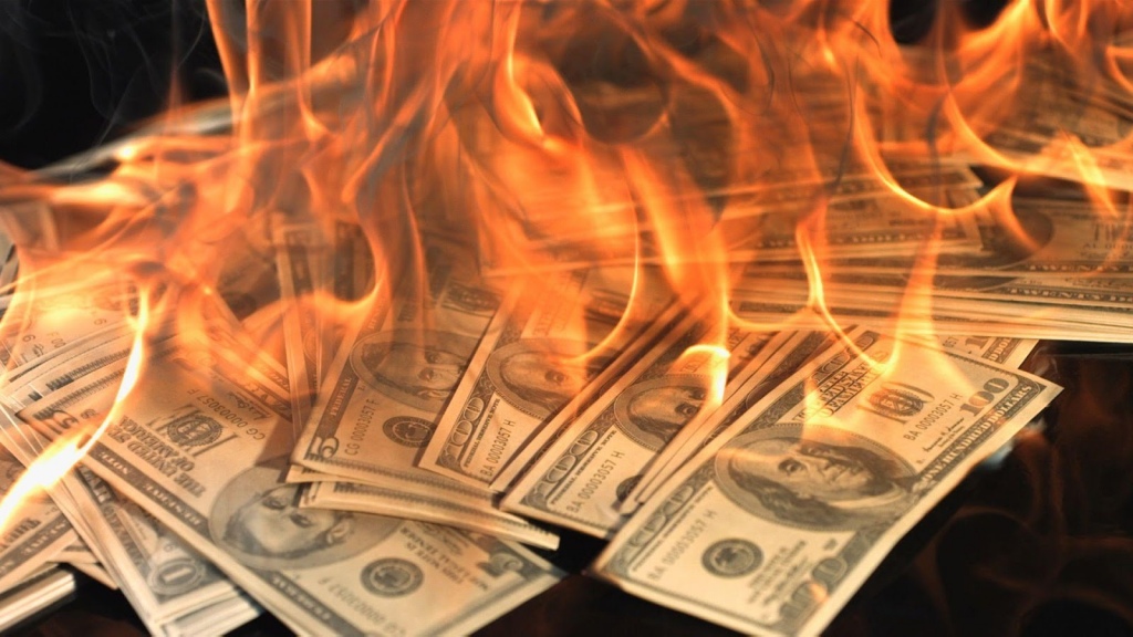 Pile Of Cash On Fire , HD Wallpaper & Backgrounds