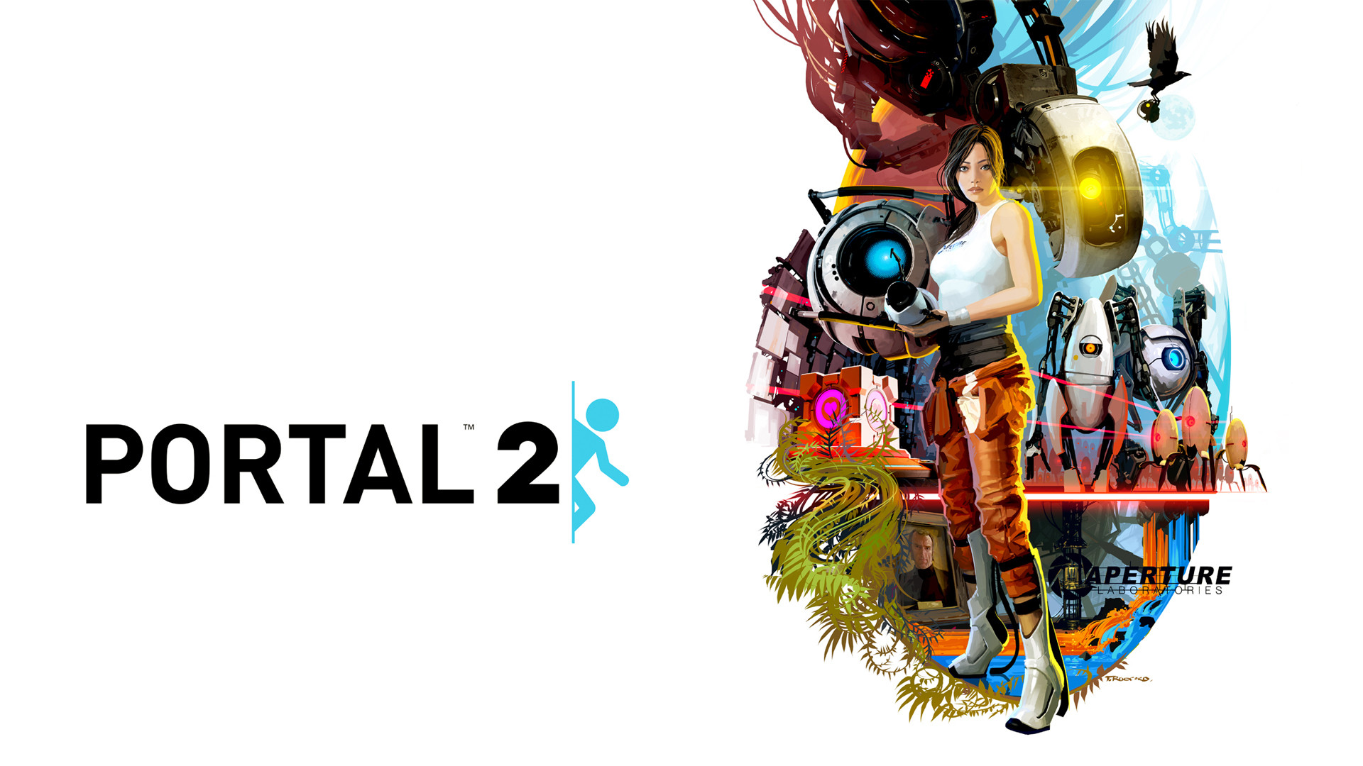Awesome Portal 2 Wallpaper 
 Src Portal 2 Wallpaper - Portal 2 Valve Poster , HD Wallpaper & Backgrounds