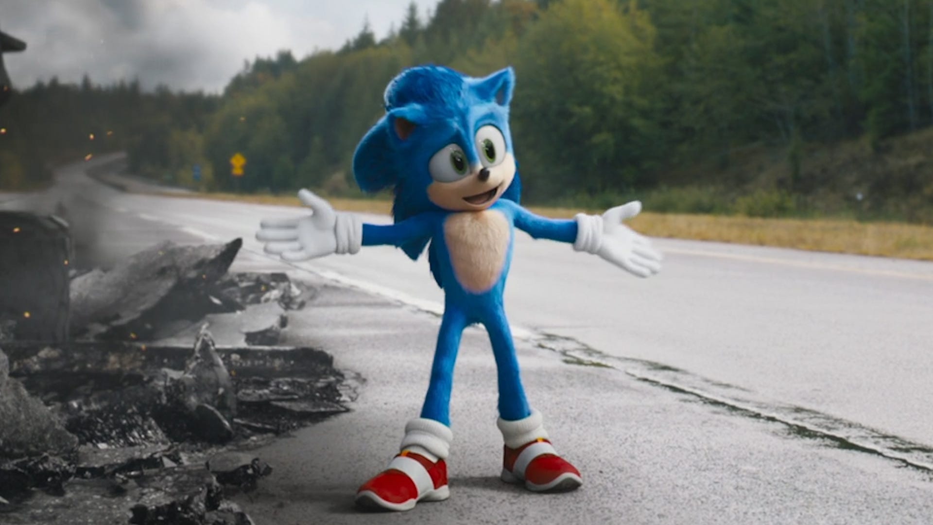 Sonichedgehogmovie - Sonic The Hedgehog Movie Review , HD Wallpaper & Backgrounds
