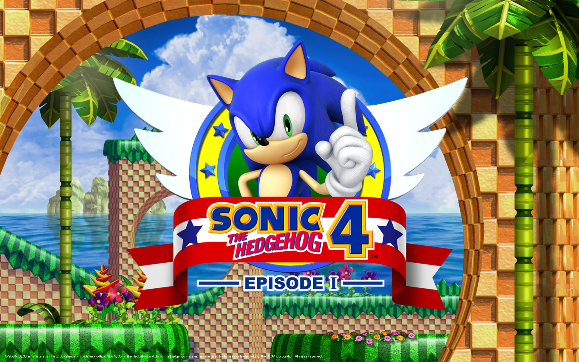 Sonic The Hedgehog 4 Episode 1 Wallpaper - Sonic The Hedgehog 4 Episode 1 Wii , HD Wallpaper & Backgrounds