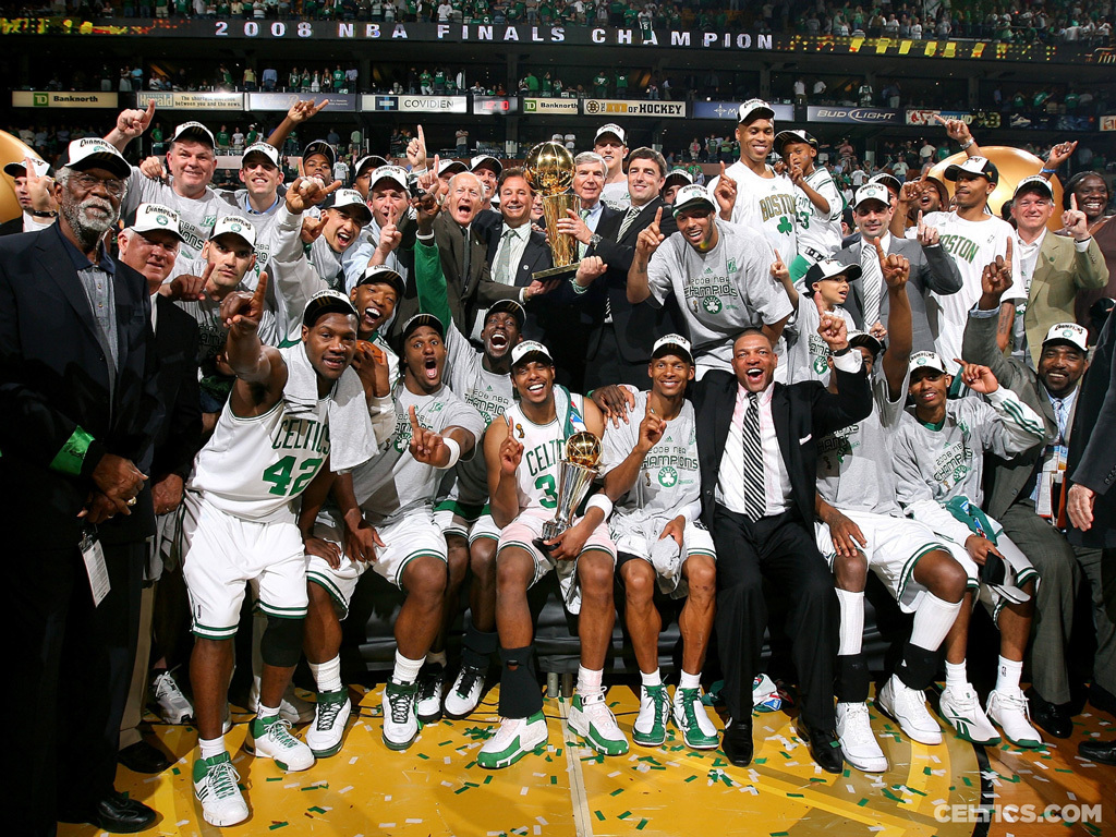 Boston Celtics World Championship - Boston Celtics 2008 Championship , HD Wallpaper & Backgrounds