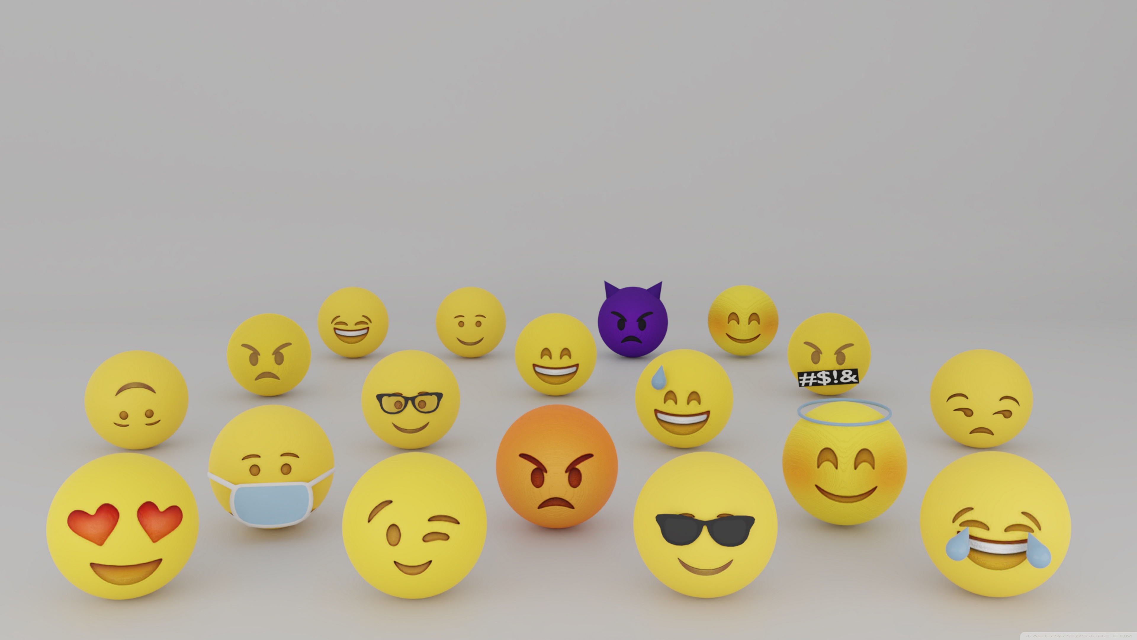 Background Emoji Happy , HD Wallpaper & Backgrounds