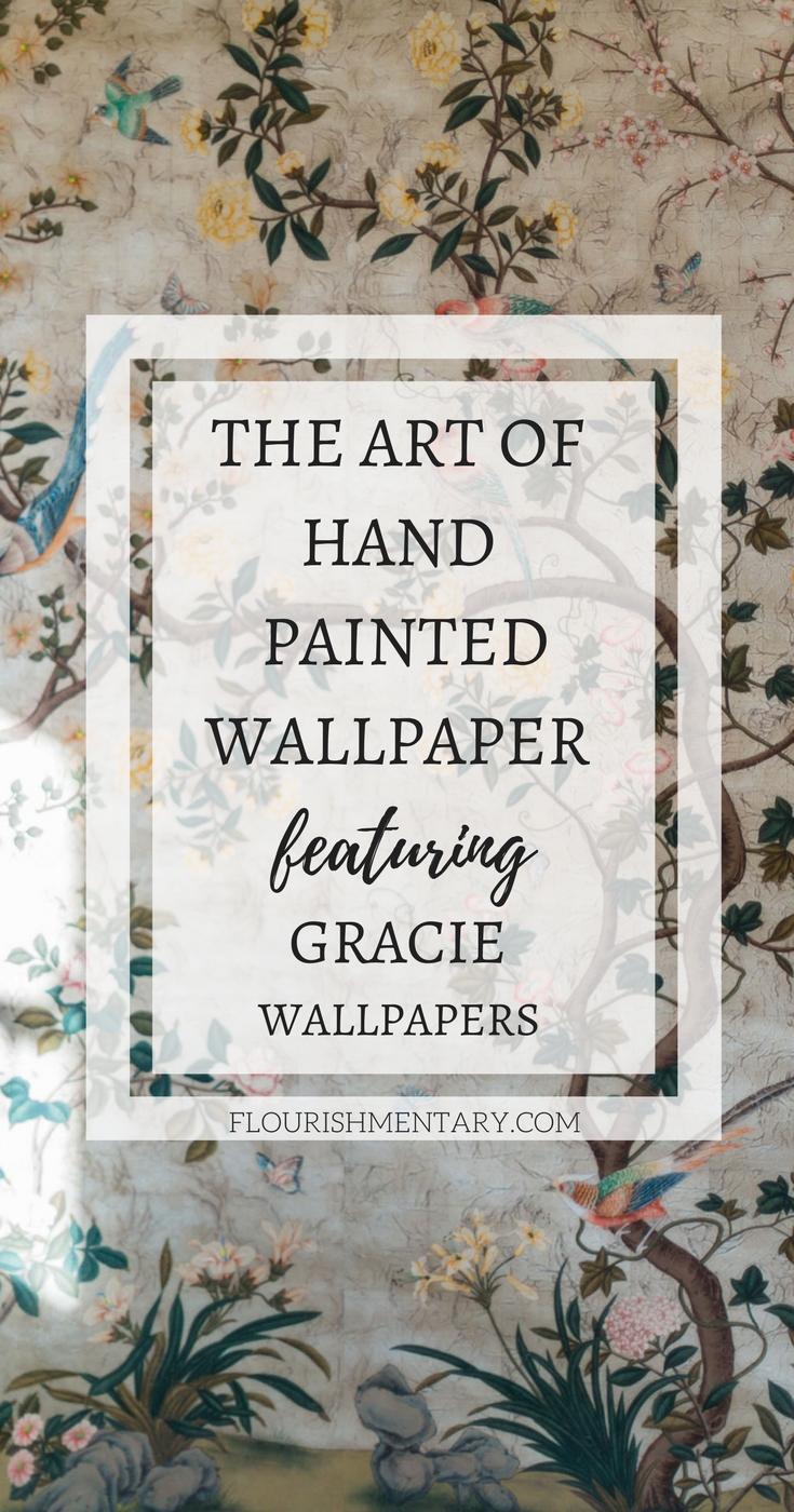 Hand Painted Wallpaper - Gracie , HD Wallpaper & Backgrounds