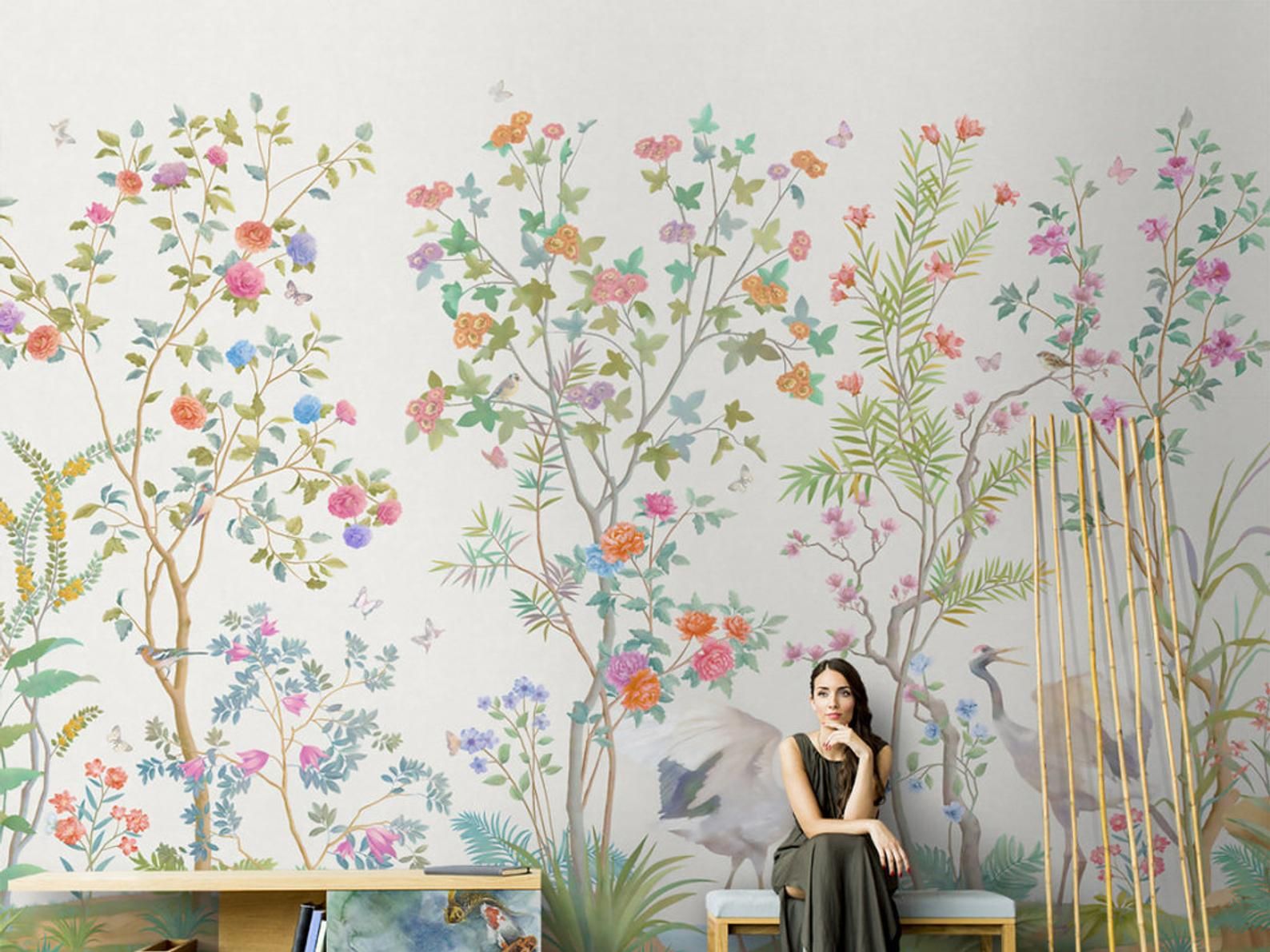 Hand Painted Wall Mural , HD Wallpaper & Backgrounds