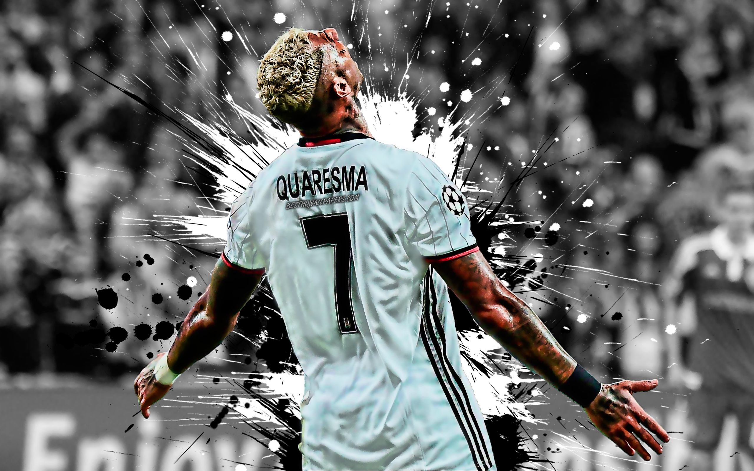 Ricardo Quaresma, 4k, Portuguese Football Player, Besiktas, - Beşiktaş Hd Wallpaper Quaresma , HD Wallpaper & Backgrounds
