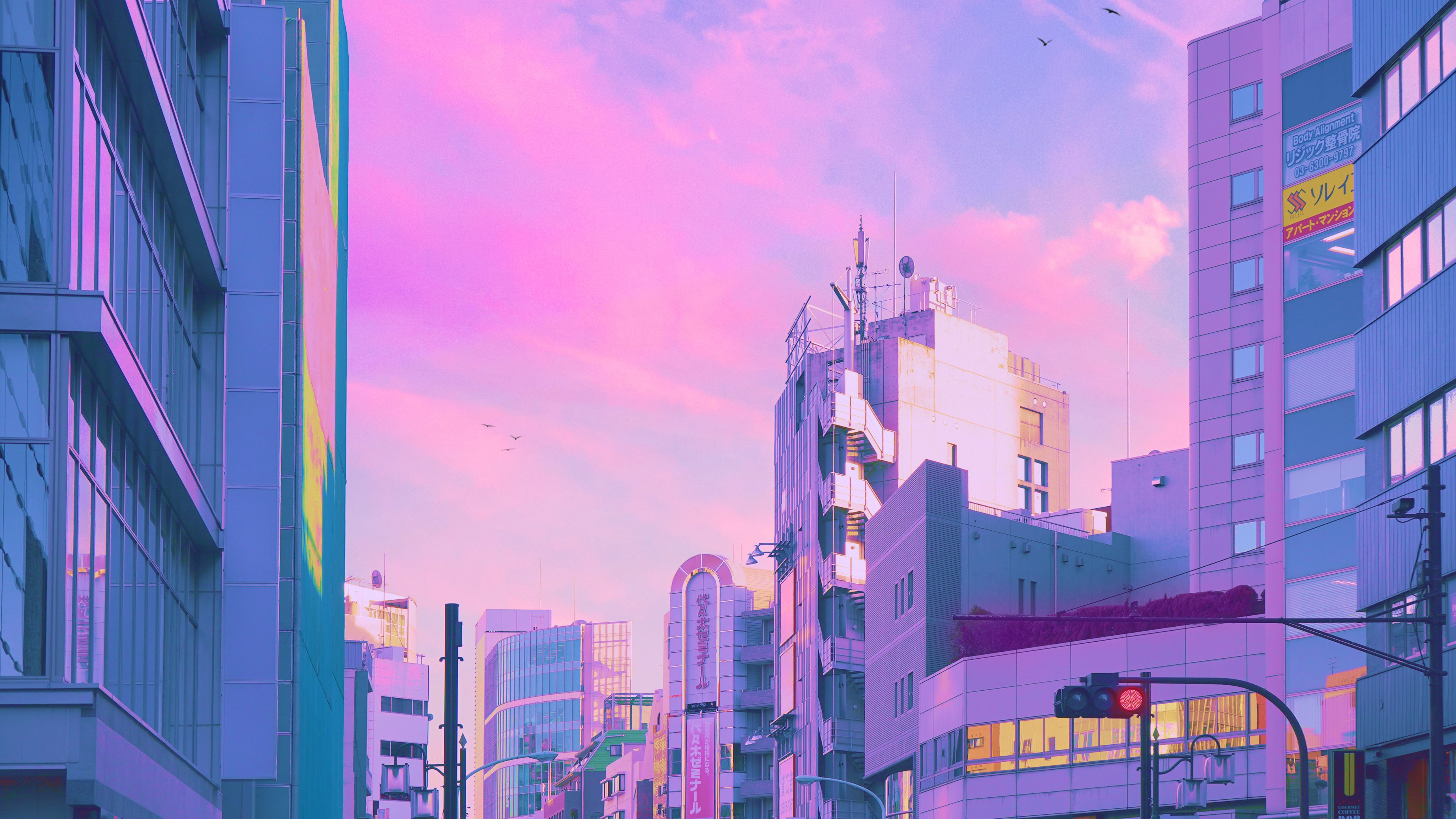 Aesthetic Wallpaper Desktop Tokyo , HD Wallpaper & Backgrounds