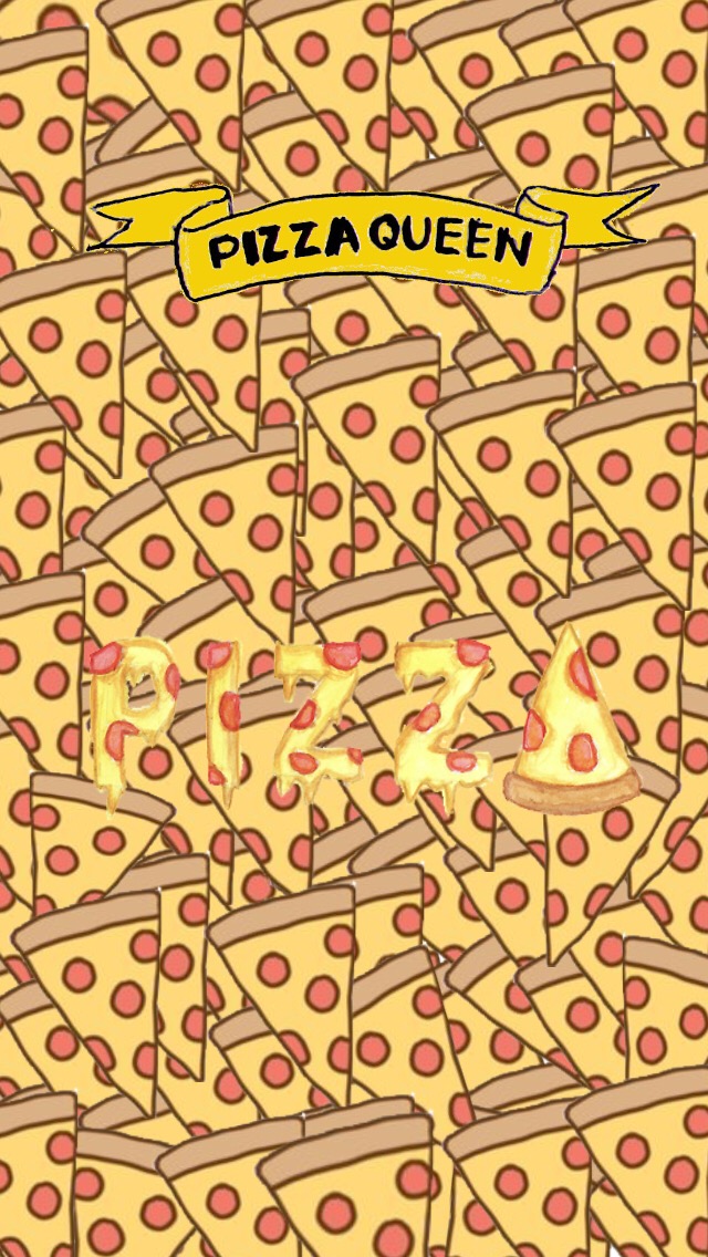 #pizza #tumblr #wallpaper #freetoedit - Motif , HD Wallpaper & Backgrounds