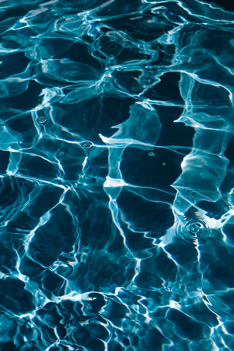 Wavy Water Surface In A Swimming Pool, Wave, Abstract, - Water Surface , HD Wallpaper & Backgrounds