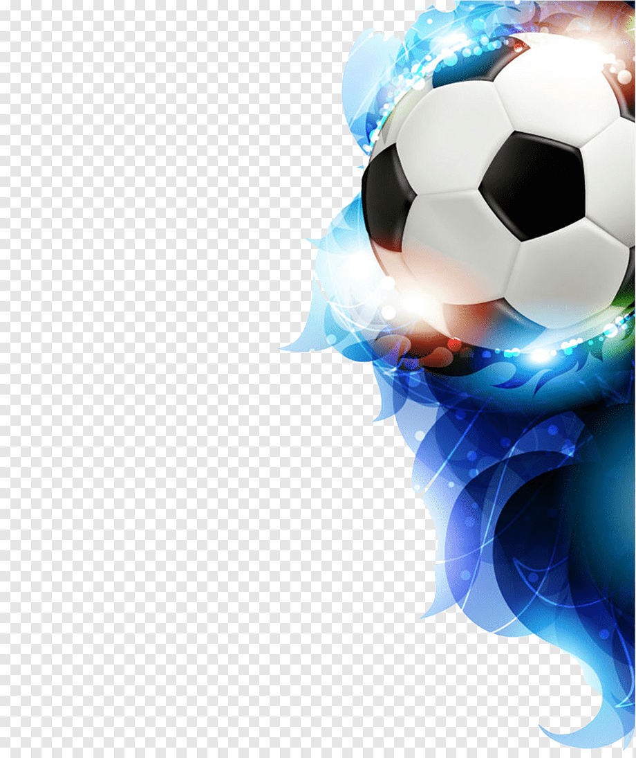 Football Sport, Fashion Creative Football, Blue, Fashion - Creative Sports Background Png , HD Wallpaper & Backgrounds
