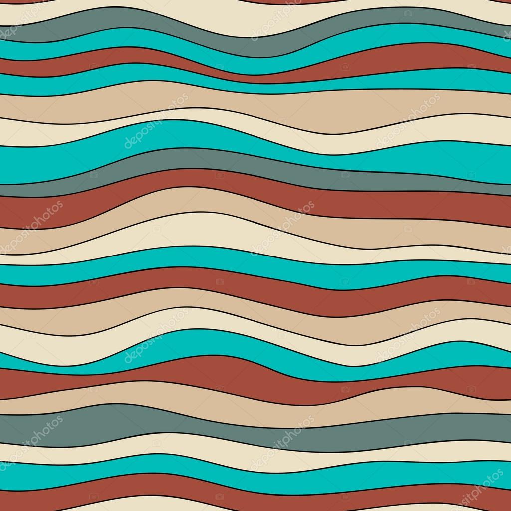 Colorful Wave Texture, Seamless Vector Pattern For , HD Wallpaper & Backgrounds