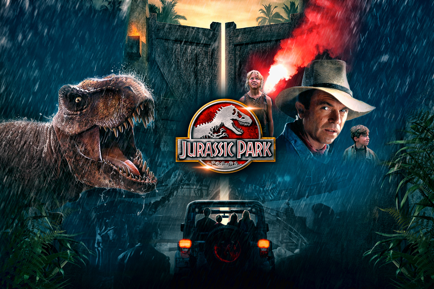 Jurassic Park Wall Paper , HD Wallpaper & Backgrounds