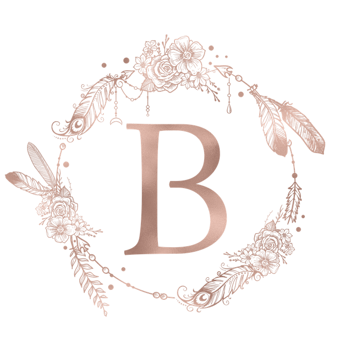 Letter B Rose Gold , HD Wallpaper & Backgrounds