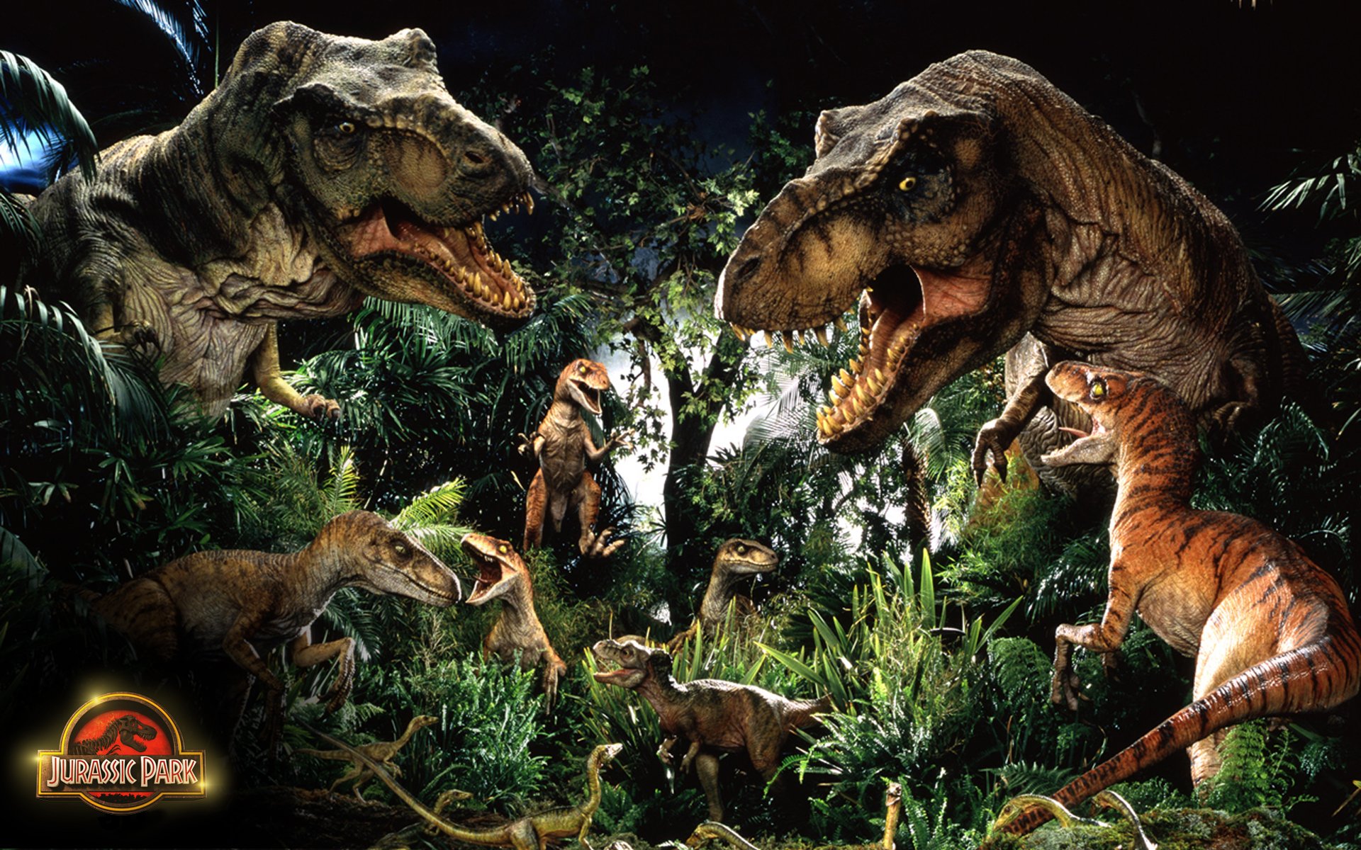Jurassic Park Wallpaper Dinosaurs - Lost World Jurassic Park 2 T Rex , HD Wallpaper & Backgrounds