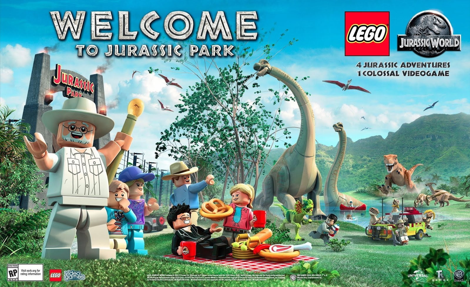 Lego Jurassic World Jeux , HD Wallpaper & Backgrounds