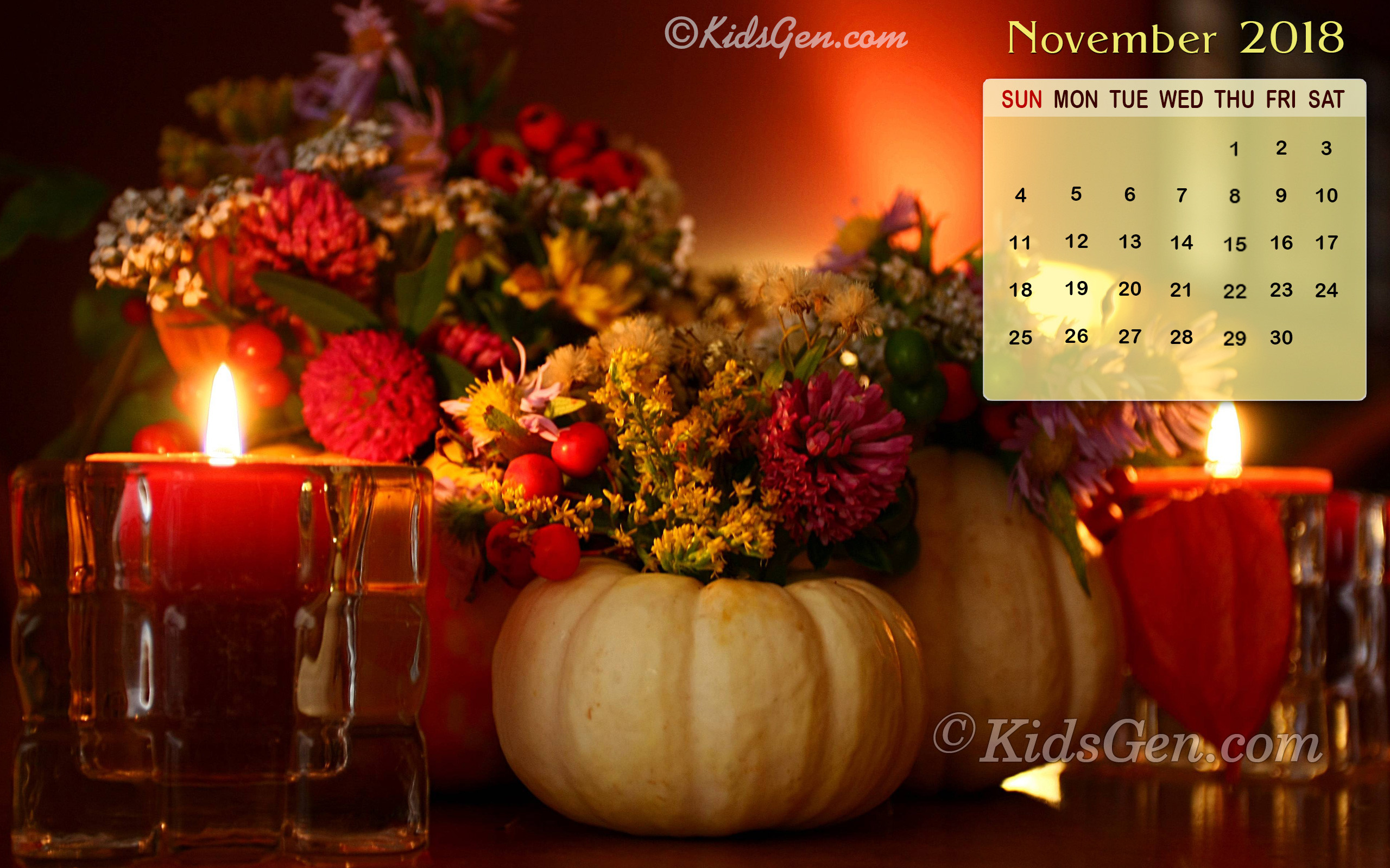 November 2018 Calendar Desktop Background , HD Wallpaper & Backgrounds