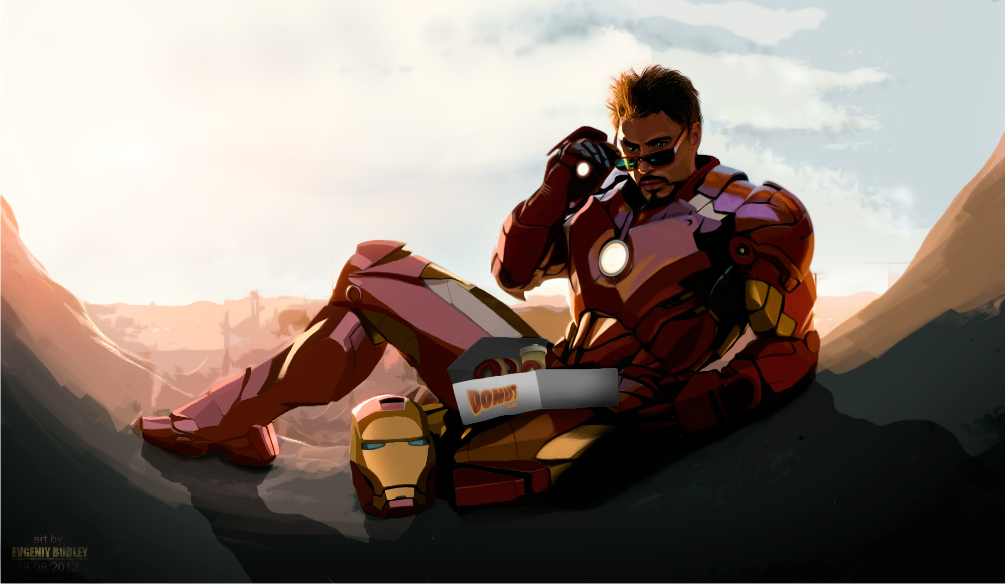 Tony Stark Fan Art , HD Wallpaper & Backgrounds