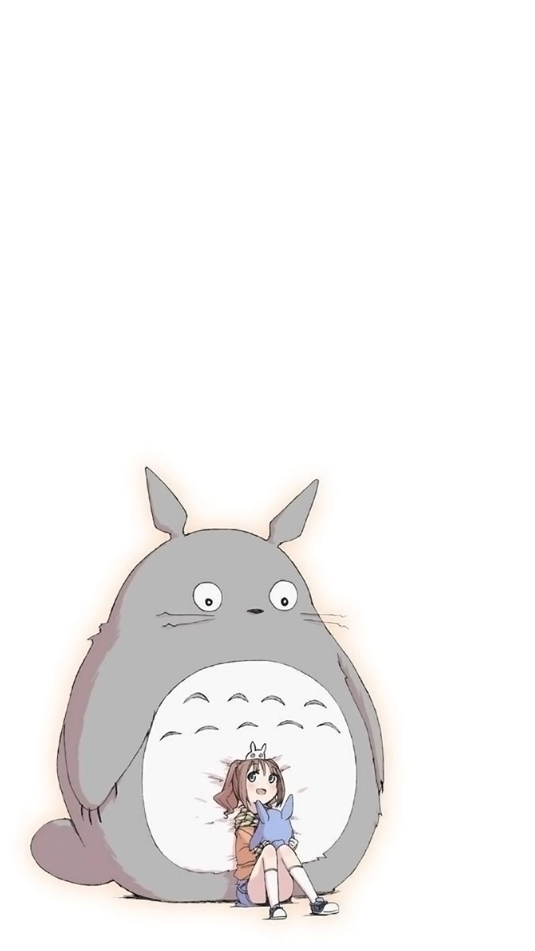 Totoro Iphone Wallpaper Hd 
 Data-src /full/156202 - Cute Totoro Wallpaper Iphone , HD Wallpaper & Backgrounds